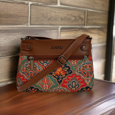 Jugnu Red Sling Bag CONA_1