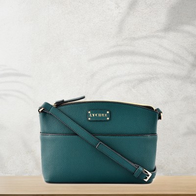 PROVOGUE Green Sling Bag Women Pu Sling Bag