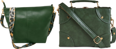 Dakota Green, Green Sling Bag SKU11(Pack of 2)
