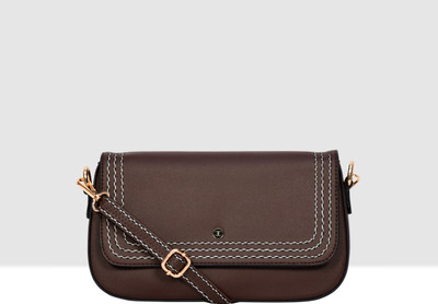 ESBEDA Brown Sling Bag Structured Elegant Sling Bag
