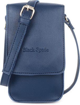black spade Blue Sling Bag Mobile Crossbody