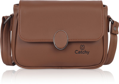 Catchy Tan Sling Bag Sling Bag