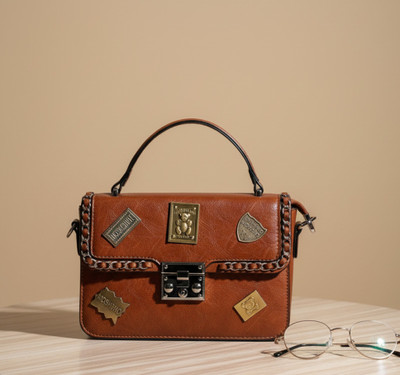 DONICY Brown Sling Bag Stylish sling bag