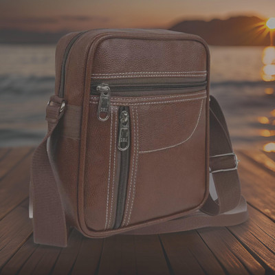 JairaJ Brown Sling Bag Men Sling Bag extra large