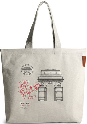 DailyObjects Clear Tote Delhi City Tote Bag