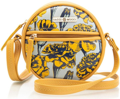 house of common Yellow Shoulder Bag Stylish Box Sling Bag | Side Purse| Cross Body Sling Box Bags -EthnicTraditional