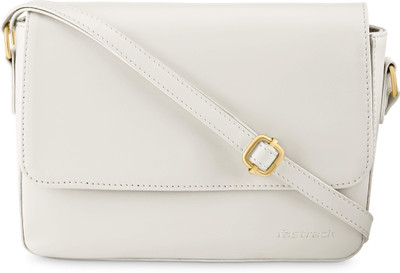 Fastrack White Sling Bag Solid