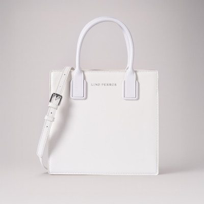 LINO PERROS White Satchel Women White Handbag
