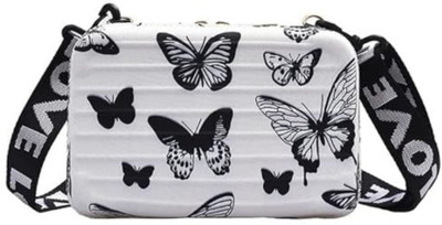 VEMILIO White Sling Bag Crossbody Bag with Detachable Strap Travel Purse for Daily Use & Parties