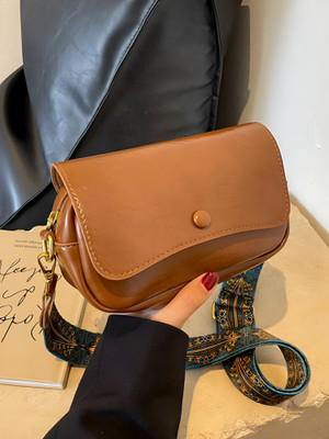 HaveGlam Tan Sling Bag Trendy and unique style