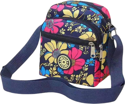 MOMISY Blue, Yellow, Pink Sling Bag Mobile Bag For Women And Girls