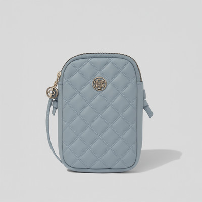 LINO PERROS Blue Sling Bag Women's Everyday Soft Blue Quilted Sling