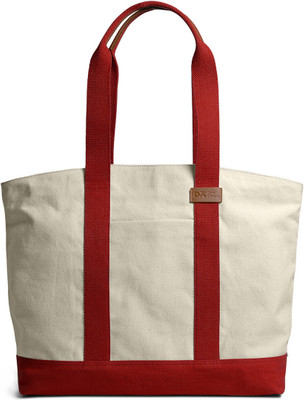 DailyObjects Multicolor Messenger Bag Ivory-Crimson Red Field Tote Bag