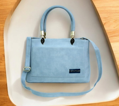 Gorgeous Creation Blue Hand-held Bag Hand Bag for Women Girls,Ladies Purses with Zipper Handbags for Women