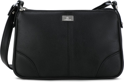 K London Black Sling Bag Premium Leather Sling Bag | Stylish Crossbody Messenger for girl and women