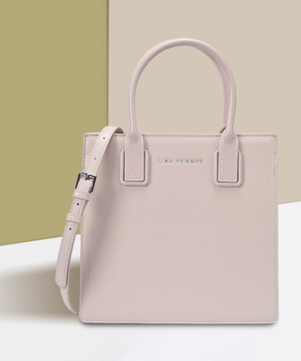 LINO PERROS Beige Satchel Women Beige Handbag