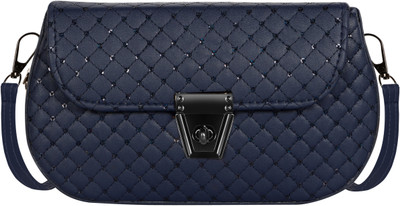 HVH WORLD Blue Sling Bag Blue Designer Faux Leather Handbag For Women And Girls HV-HB55