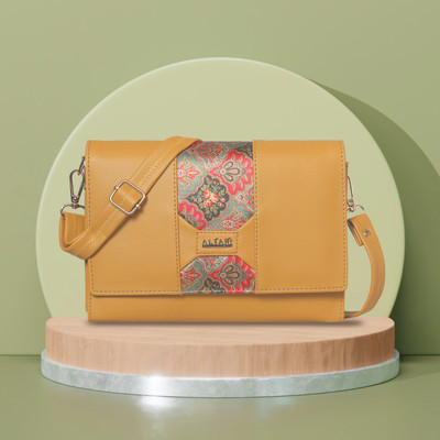 Altair Yellow Clutch k13.sling bag for women