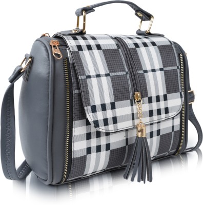 Romofy Grey Sling Bag Casual Crossbody Travel Trendy Shoulder College Daytrip Sling Bag for Women
