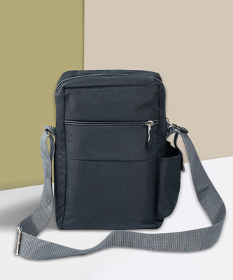 SNDIA Grey Sling Bag Cross Body Messenger Sling Bag