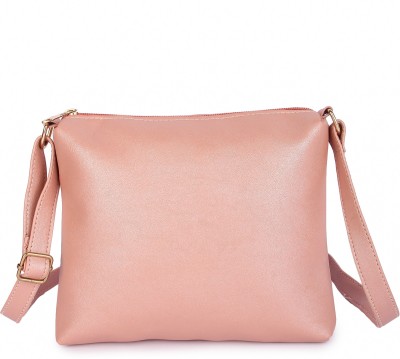 Awelya Pink Sling Bag Side Belt Woman Sling Bag