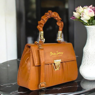 clarisjames Tan Sling Bag Ladies slingbag handbag for women tan color bag