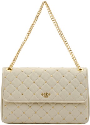 eske White Shoulder Bag Melba