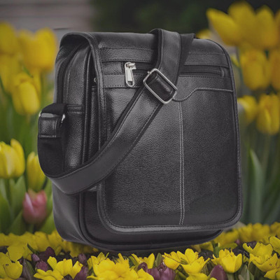house of common Black Sling Bag Men Sling Bag side bag for men(S-12*11)