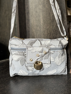 V LADY Blue, Multicolor, White Sling Bag SB05