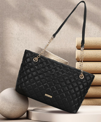 Fastrack Black Tote Quilted