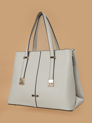 CODE by Lifestyle Grey Messenger Bag Structured Handheld Bag