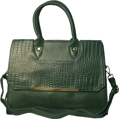 ManatLeather Green Sling Bag ML-124-Brown