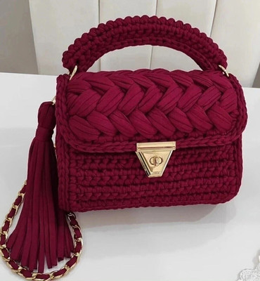 JNT SIMPEX Maroon Sling Bag HANDMADE PURSE FOR WOMEN ( DARK BLUE )