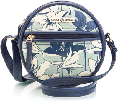 house of common Blue Shoulder Bag Round Sling