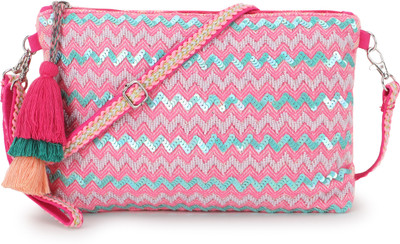 Anekaant Pink Sling Bag Ghoomar