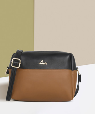 LAVIE Tan Sling Bag Small Sling Bag