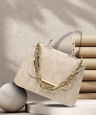 ALONZO Beige Sling Bag Women's Stylish Small Lightweight Sling Crossbody Shoulder Bag