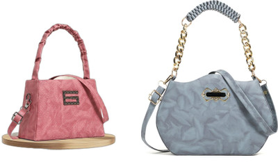 Nariox Pink, Grey Sling Bag ladies sling bag