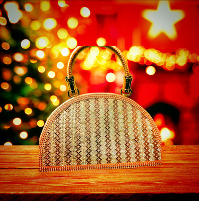Manjima Creations Gold Clutch M_HB_06
