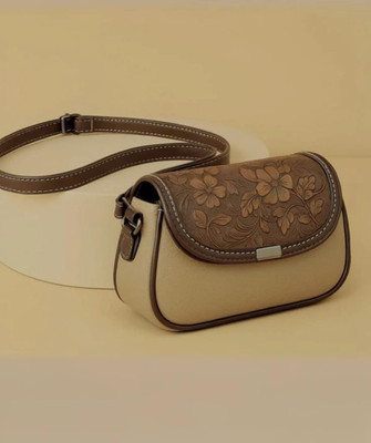 LIZIQI Beige Sling Bag Trendy korean Sling Bags for women