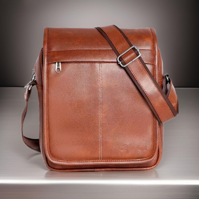JairaJ Tan Sling Bag Men Sling Bag extra large