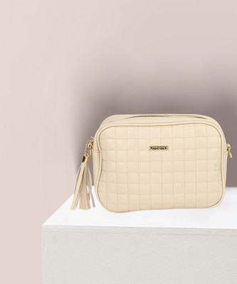 Fastrack Beige Sling Bag A3033PBG01