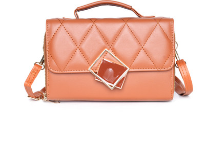 santorini Brown Sling Bag Mini Sling Bag for WomenElegant Small Purse for women