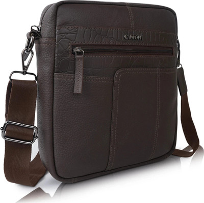 CIMONI Brown Sling Bag Casual Travel Crossbody Shoulder Office Sling Bag For Men