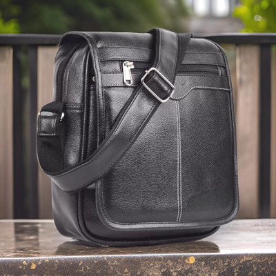 JairaJ Black Sling Bag Men Sling Bag side bag for men(S-11*11)