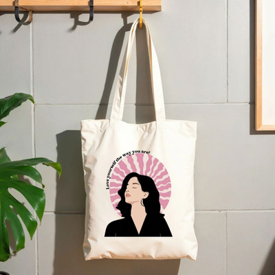 S R Lifestyle Clear, Pink Shoulder Bag Tote bag for women love yourself the way you are !