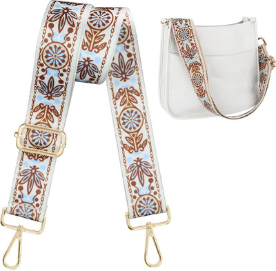 BUYBEAT White Sling Bag Adjustable Crossbody Bag Strap for Girls Handbags, Totes & Purse