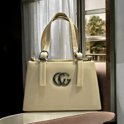 Skorpio White Sling Bag Women Sling Bag with Handle