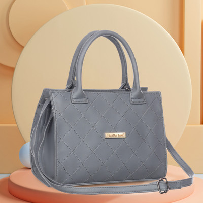 Leather Land Grey, Gold Sling Bag in Marble GREY