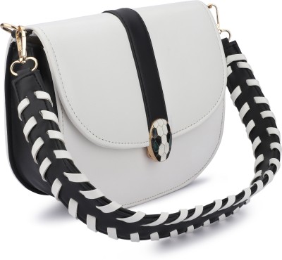 SHAMRIZ White Sling Bag Women & Girls Trendy Modern Latest Stylish Sling Bag | Crossbody Bag